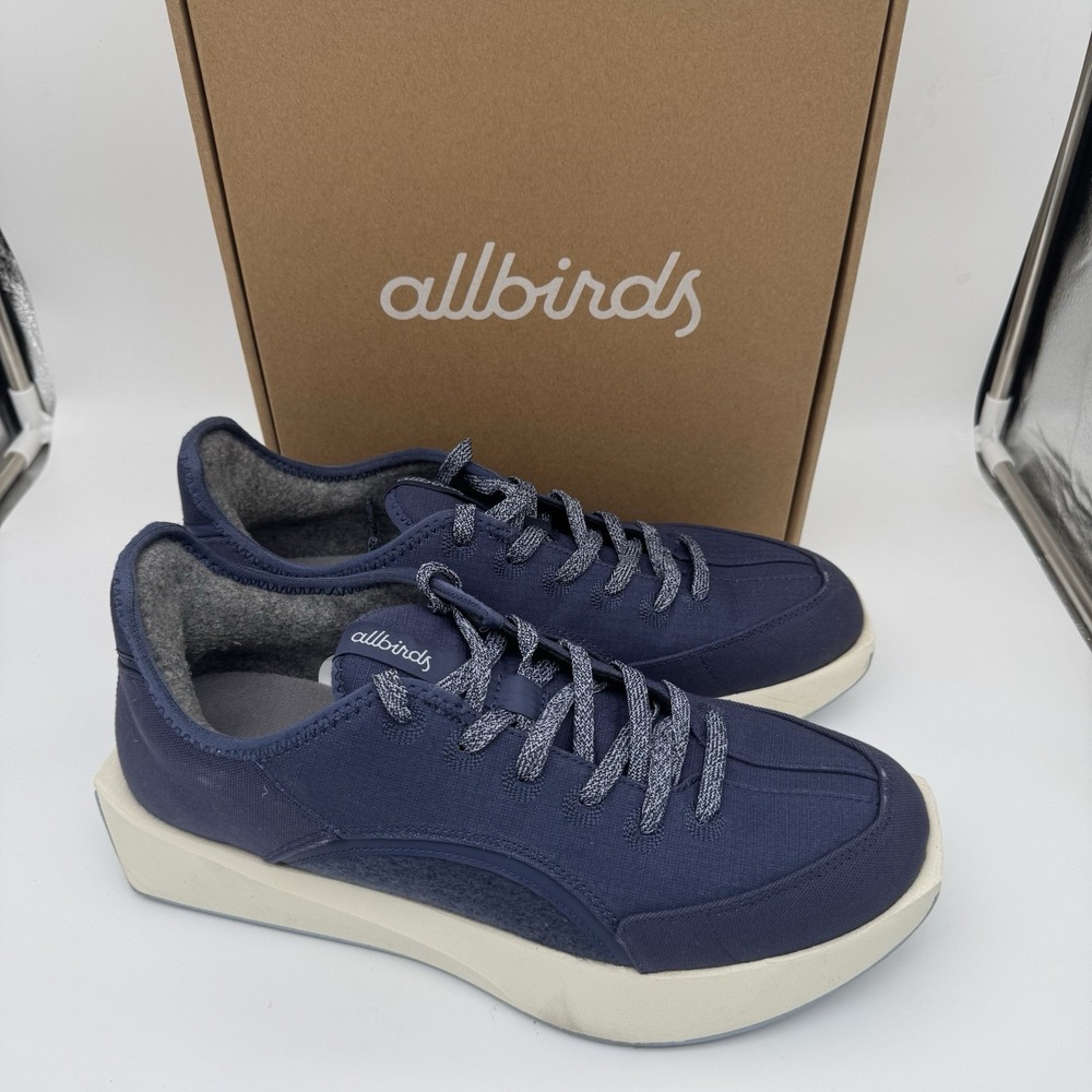 Allbirds Riser Men's Size 12 Hazy Indigo Blue Canvas Comfort Sneakers Shoes